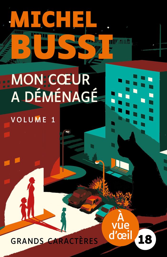 Couverture du livre « Mon coeur a déménagé : le destin de Folette » de Michel Bussi, librairie Les Contes Infusés à Corte