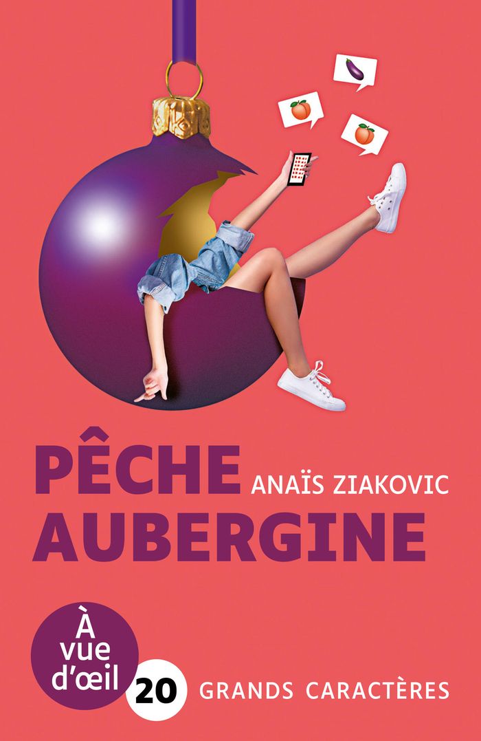 Couverture du livre « Pêche aubergine » de Anaïs Ziakovic, librairie Les Contes Infusés à Corte