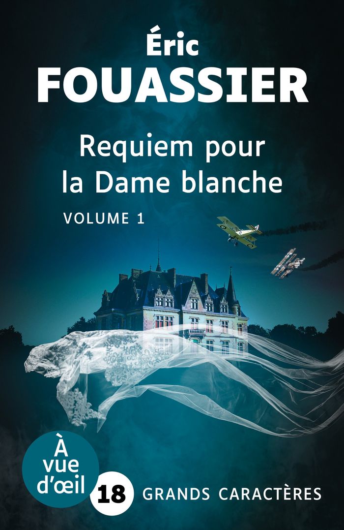 Couverture du livre « Requiem pour la dame blanche : roman » de Éric Fouassier, librairie Les Contes Infusés à Corte