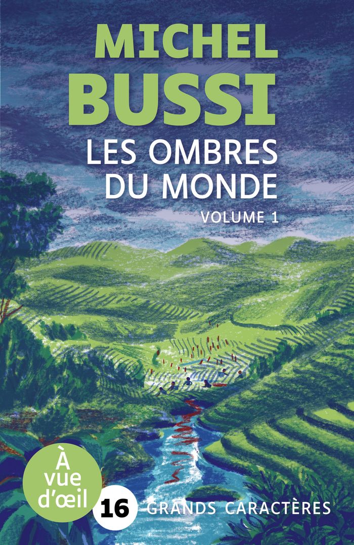 Couverture du livre « Les ombres du monde : roman » de Michel Bussi, librairie Les Contes Infusés à Corte