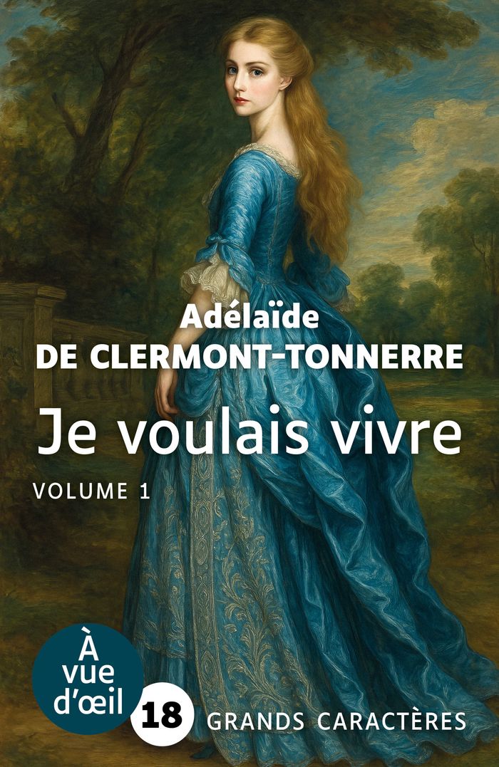 Couverture du livre « Je voulais vivre : Milady n'est pas une femme qui pleure, elle est de celles qui se vengent » de Adélaïde de Clermont-Tonnerre, librairie Les Contes Infusés à Corte