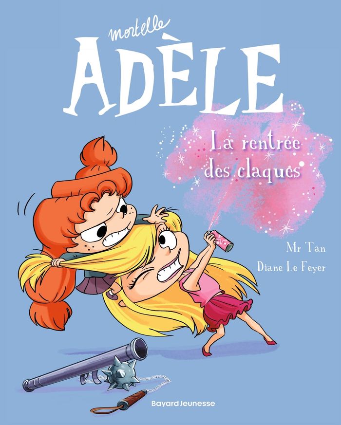 Couverture du livre « BD MORTELLE ADELE, TOME 09 - LA RENTREE DES CLAQUES » de Mr Tan/le Feyer, librairie Les Contes Infusés à Corte