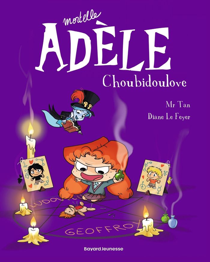 Couverture du livre « BD MORTELLE ADELE, TOME 10 - CHOUBIDOULOVE » de Mr Tan/le Feyer, librairie Les Contes Infusés à Corte
