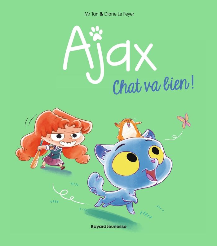 Couverture du livre « BD AJAX, TOME 01 - CHAT VA BIEN ! » de Mr Tan/le Feyer, librairie Les Contes Infusés à Corte