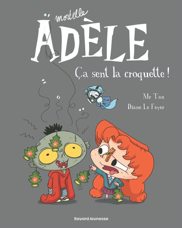 Couverture du livre « BD MORTELLE ADELE, TOME 11 - CA SENT LA CROQUETTE ! » de Mr Tan/le Feyer, librairie Les Contes Infusés à Corte