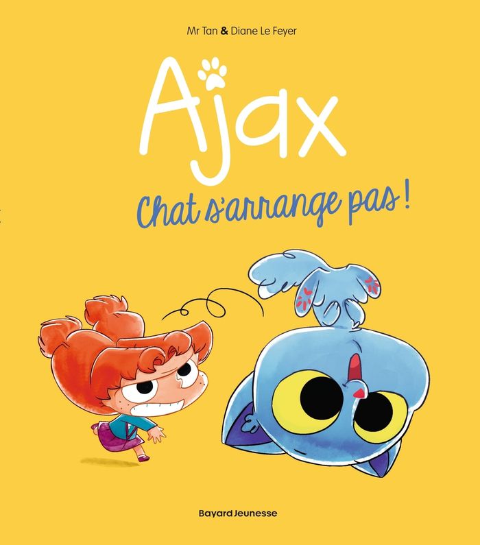 Couverture du livre « BD AJAX, TOME 02 - CHAT S'ARRANGE PAS ! » de Mr Tan/le Feyer, librairie Les Contes Infusés à Corte