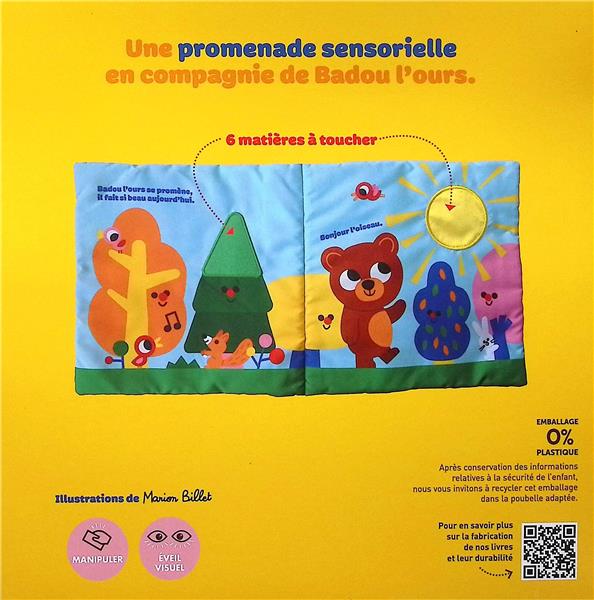 Quatrième de couverture de « Badou l'ours »