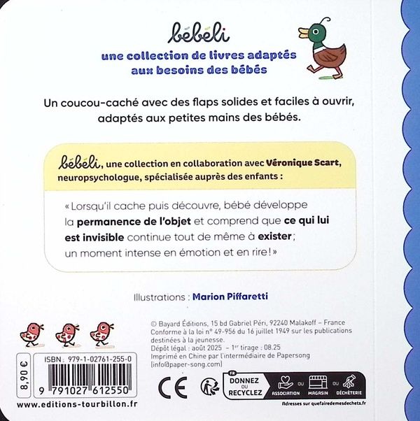 Quatrième de couverture de « Caché ! : à la ferme »
