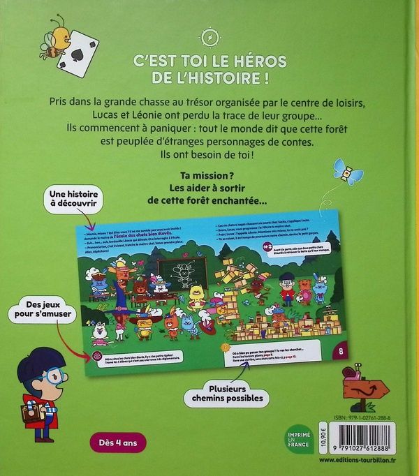 Quatrième de couverture de « Perdus dans la forêt magique »