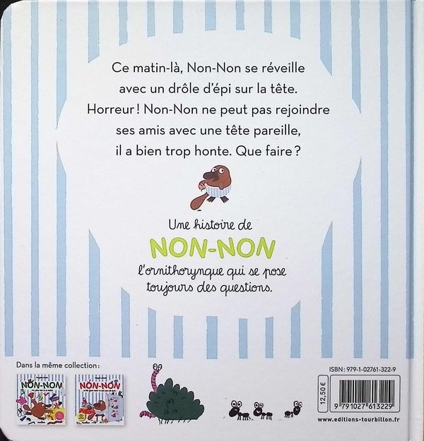 Quatrième de couverture de « Non-Non a très honte »