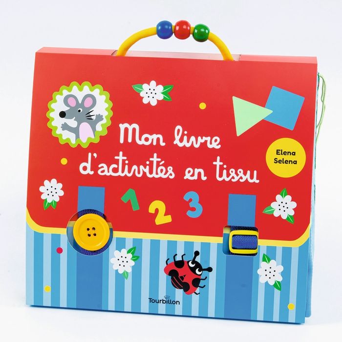 Couverture du livre « Mon livre d'activités en tissu » de Elena Selena, librairie Les Contes Infusés à Corte