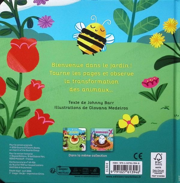 Quatrième de couverture de « Vive le printemps ! »