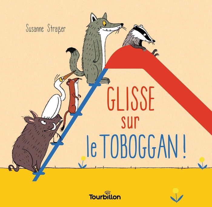 Couverture du livre « Glisse sur le toboggan ! », librairie Les Contes Infusés à Corte