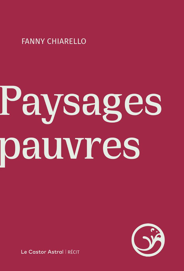 Couverture du livre « Paysages pauvres : récit », librairie Les Contes Infusés à Corte