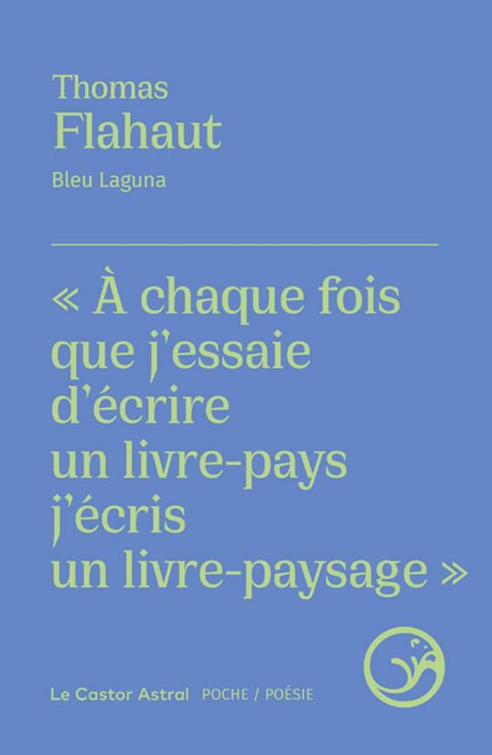 Couverture du livre « Bleu laguna » de Thomas Flahaut, librairie Les Contes Infusés à Corte