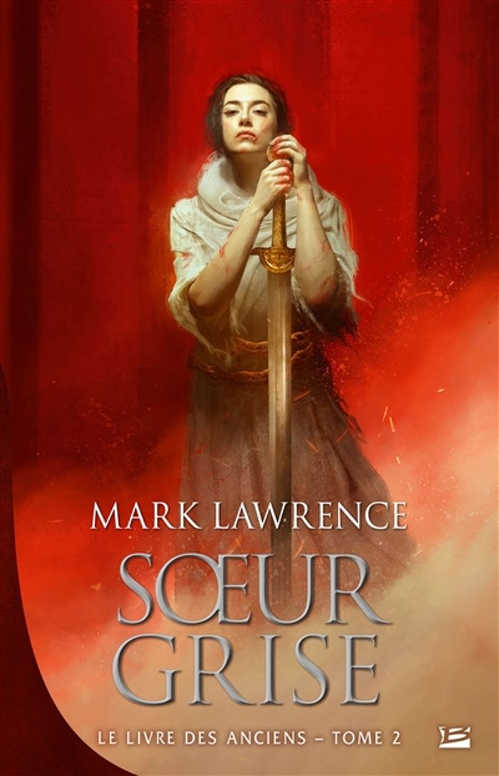Couverture du livre « Soeur grise » de Mark Lawrence, librairie Les Contes Infusés à Corte
