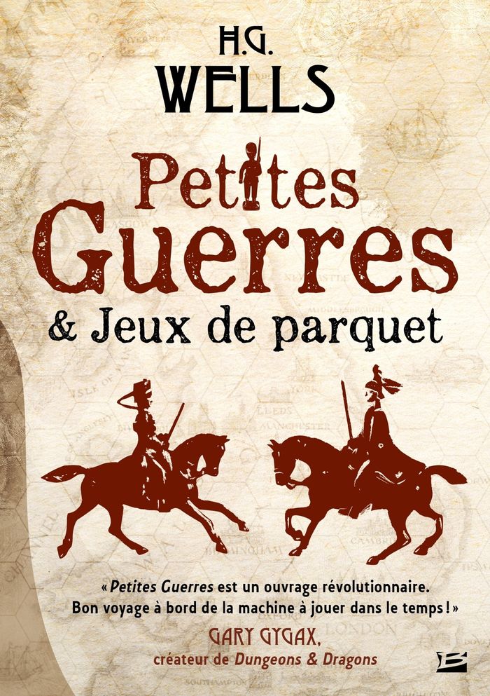Couverture du livre « Petites guerres » de H. G. Wells, librairie Les Contes Infusés à Corte