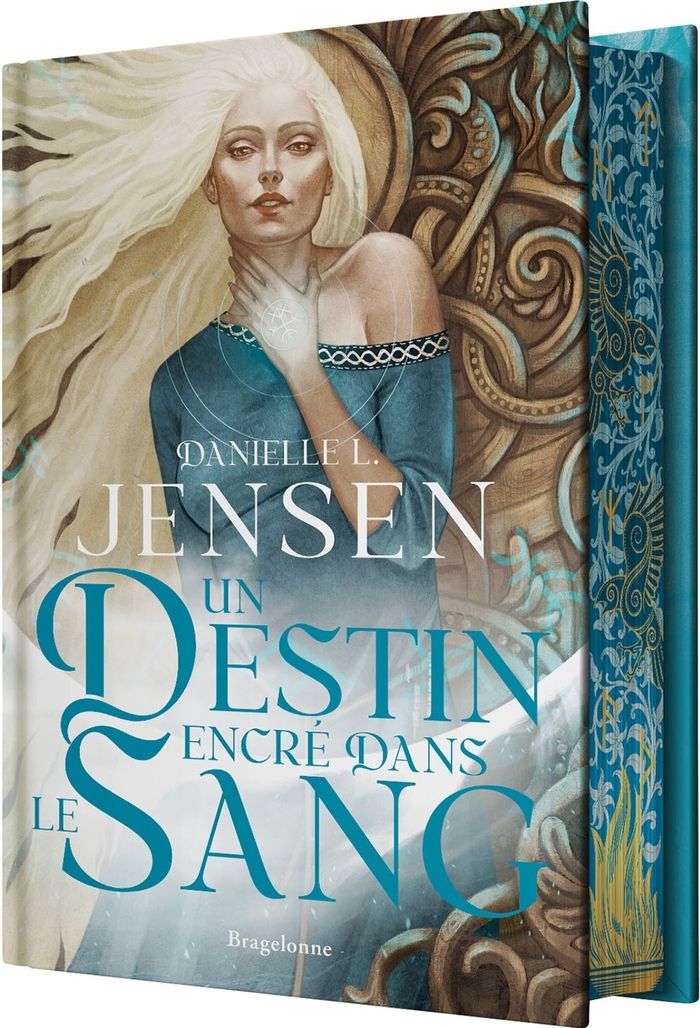 Couverture du livre « Un destin encré dans le sang » de Danielle L. Jensen, librairie Les Contes Infusés à Corte