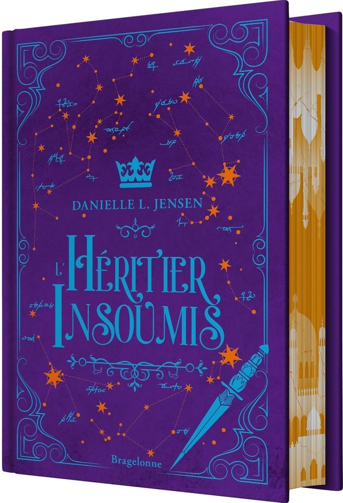 Couverture du livre « L'héritier insoumis » de Danielle L. Jensen, librairie Les Contes Infusés à Corte