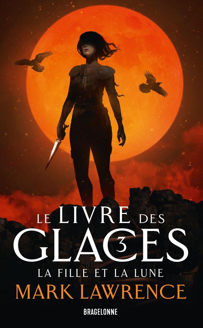 Couverture du livre « La fille et la lune » de Mark Lawrence, librairie Les Contes Infusés à Corte