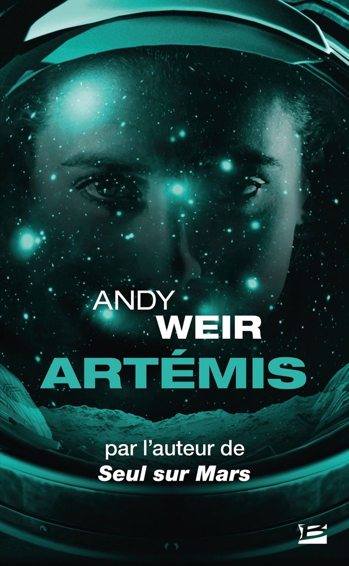Couverture du livre « Artémis » de Andy Weir, librairie Les Contes Infusés à Corte