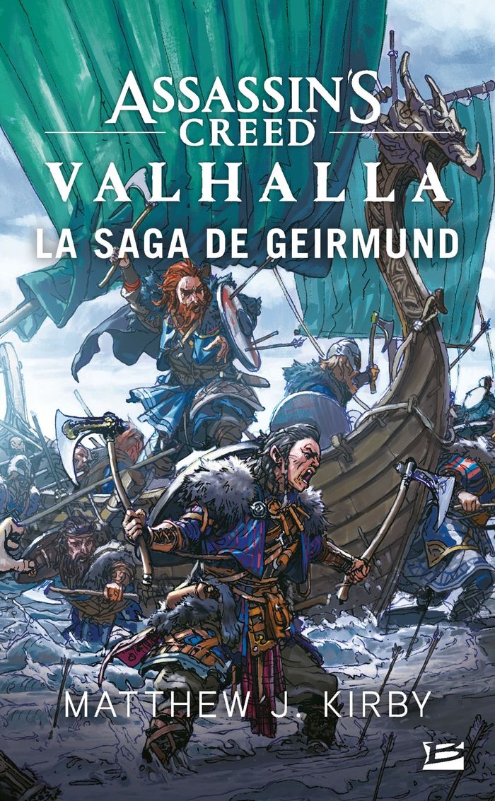 Couverture du livre « Assassin's creed Valhalla : la saga de Geirmund » de Matthew J. Kirby, librairie Les Contes Infusés à Corte