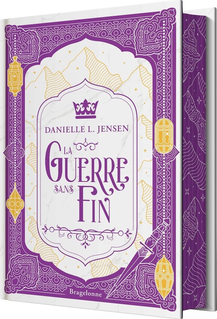 Couverture du livre « La guerre sans fin » de Danielle L. Jensen, librairie Les Contes Infusés à Corte