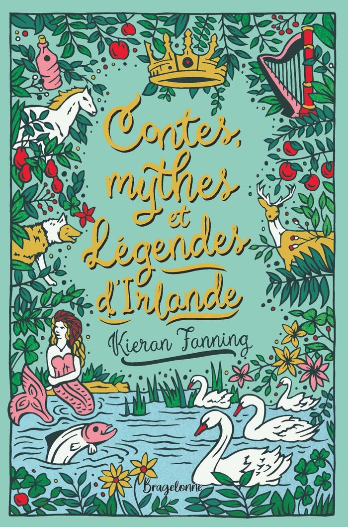 Couverture du livre « CONTES, MYTHES ET LEGENDES D'IRLANDE », librairie Les Contes Infusés à Corte