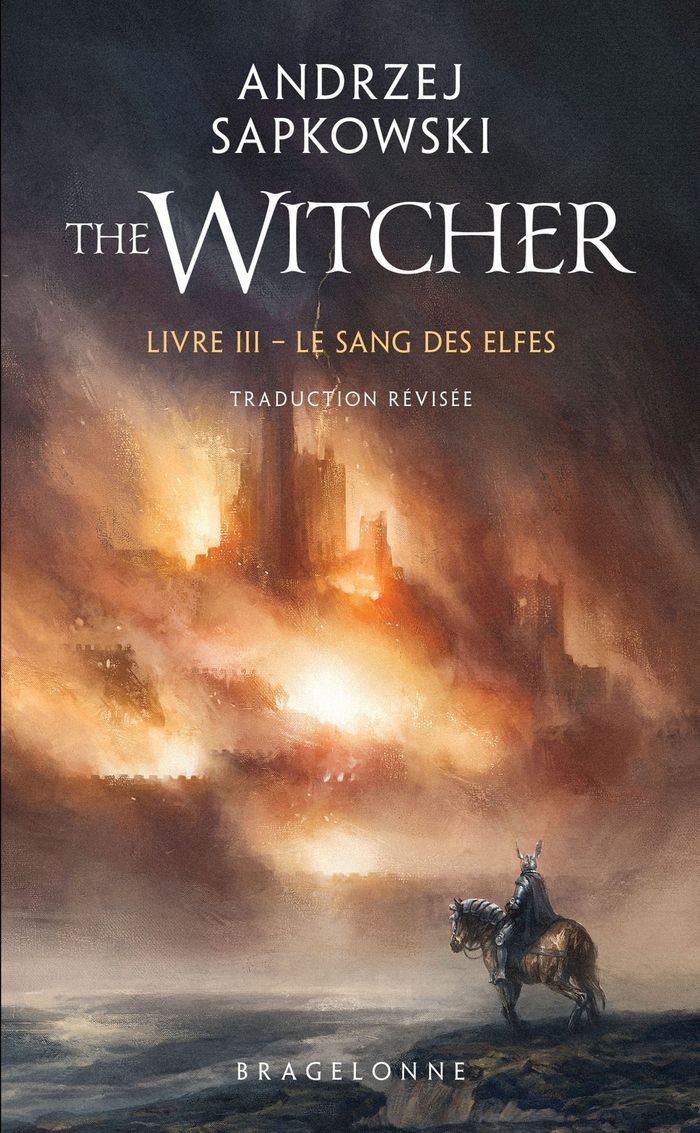 Couverture du livre « SORCELEUR (WITCHER) - POCHE, T3 : LE SANG DES ELFES (TRADUCTION REVISEE) » de Sapkowski/paillet, librairie Les Contes Infusés à Corte