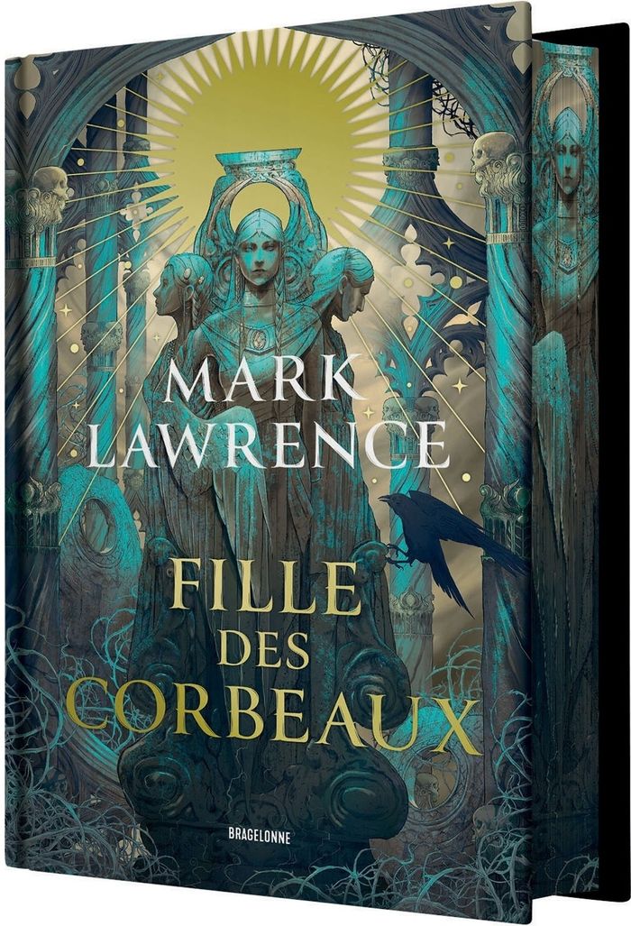 Couverture du livre « L'ACADEMIE DE LA BIENVEILLANCE, T1 : FILLE DES CORBEAUX » de Mark Lawrence, librairie Les Contes Infusés à Corte