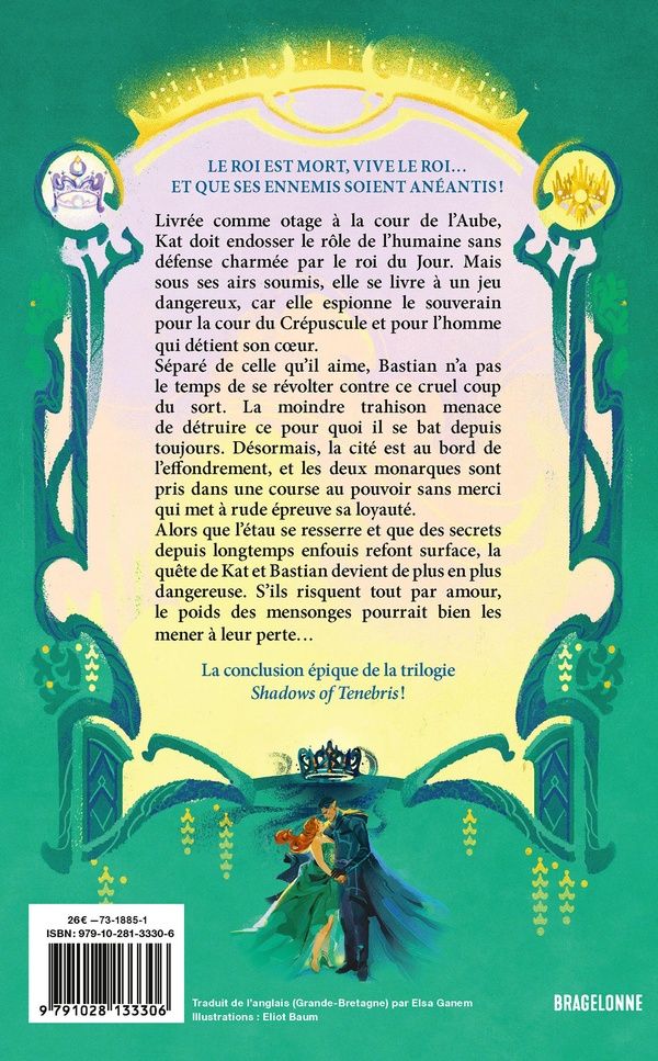 Quatrième de couverture de « Shadows of Tenebris »