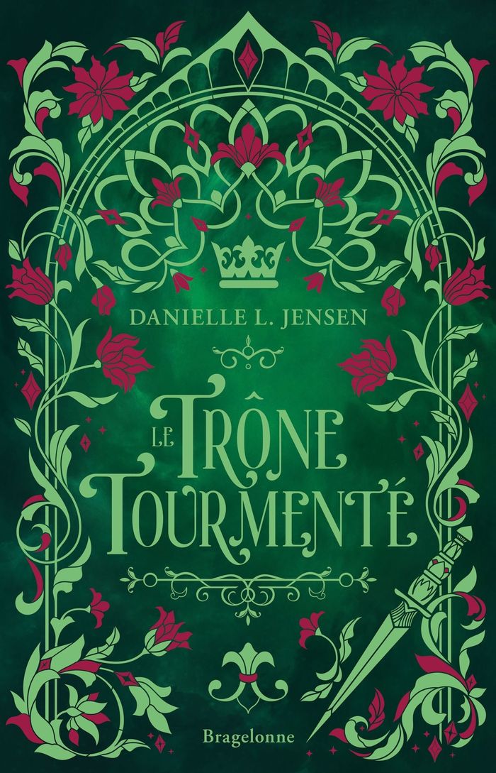 Couverture du livre « LE PONT DES TEMPETES, T5 : LE TRONE TOURMENTE », librairie Les Contes Infusés à Corte