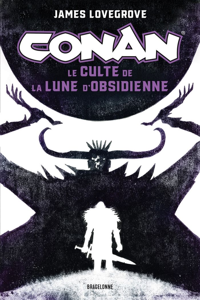 Couverture du livre « Conan : le culte de la Lune d'Obsidienne » de James Lovegrove, librairie Les Contes Infusés à Corte