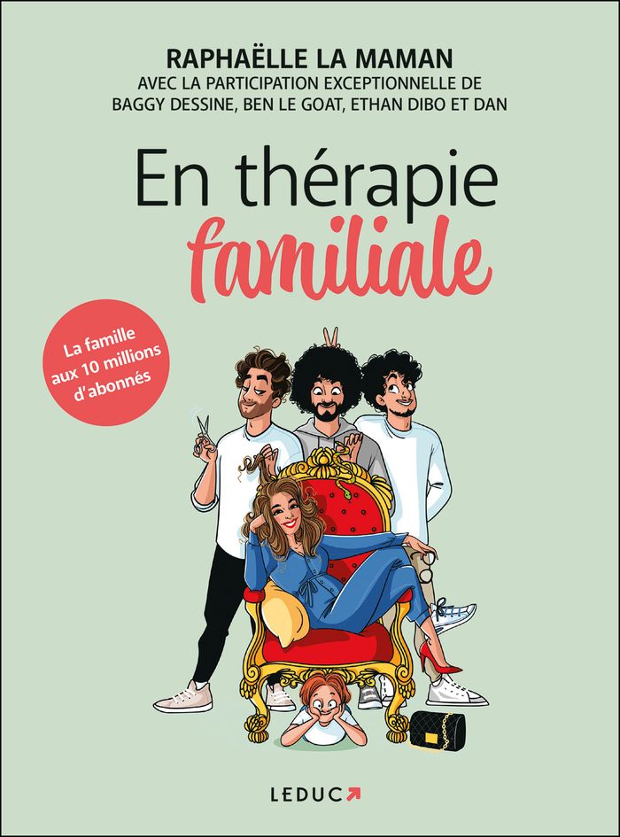 Couverture du livre « En thérapie familiale » de Raphaëlle la maman, librairie Les Contes Infusés à Corte
