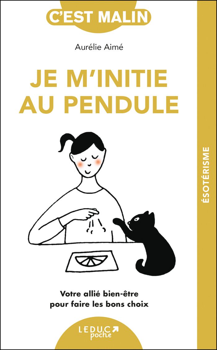 Couverture du livre « Je m'initie au pendule, » de Aurélie Aimé, librairie Les Contes Infusés à Corte