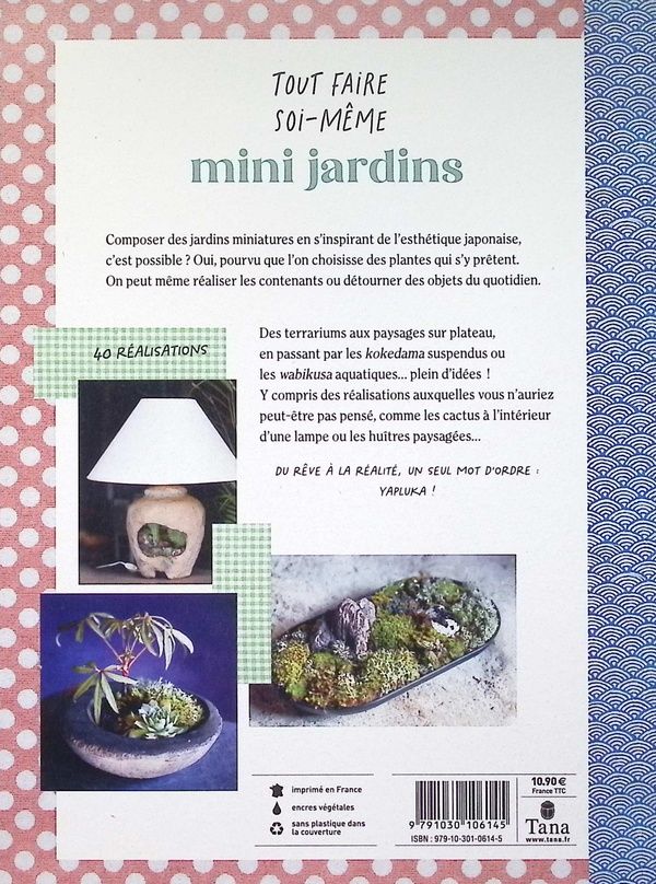 Quatrième de couverture de « Mini-jardins »