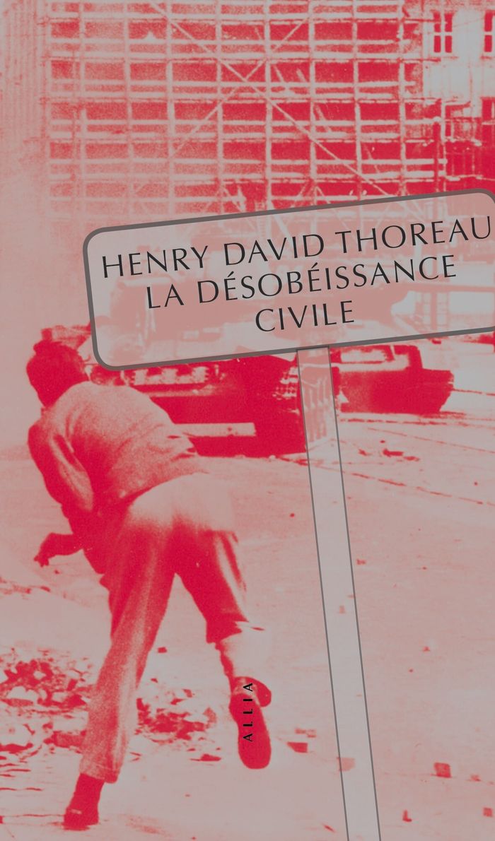 Couverture du livre « La désobéissance civile » de Henry David Thoreau, librairie Les Contes Infusés à Corte