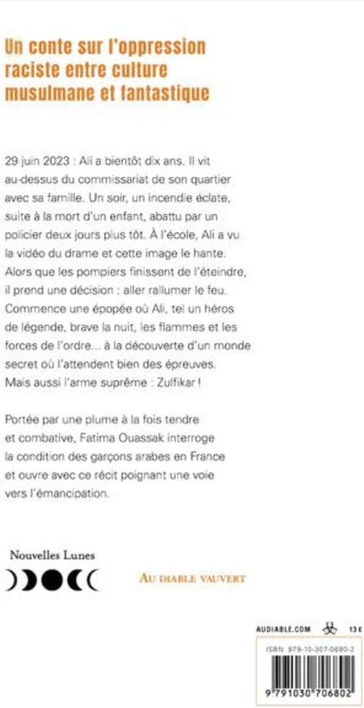 Quatrième de couverture de « Comme Ali »