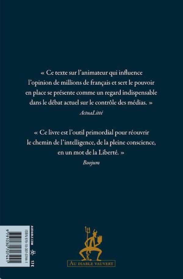 Quatrième de couverture de « Hanouna »