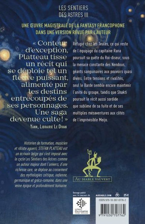 Quatrième de couverture de « Meijo : Les Sentiers des Astres I »