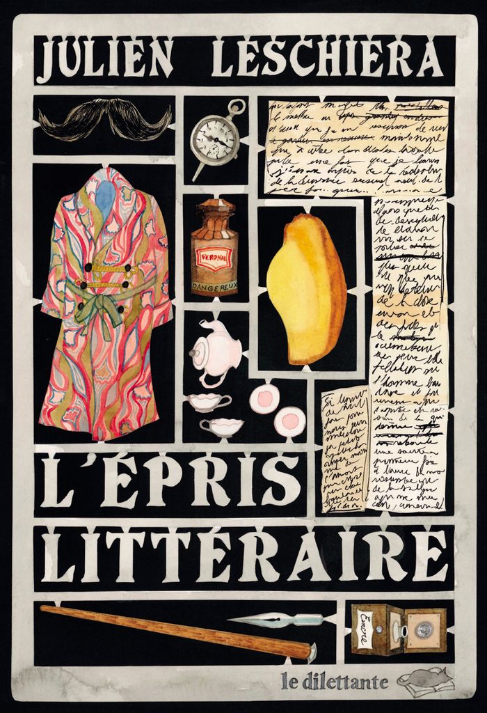 Couverture du livre « L'épris littéraire » de Julien Leschiera, librairie Les Contes Infusés à Corte