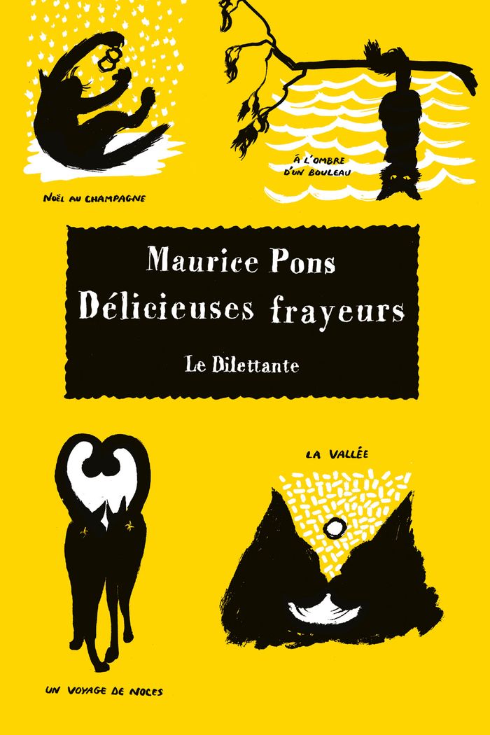 Couverture du livre « Délicieuses frayeurs » de Maurice Pons, librairie Les Contes Infusés à Corte