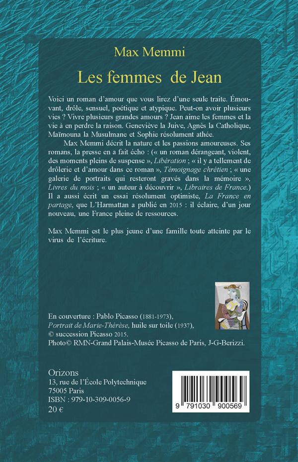 Quatrième de couverture de « LES FEMMES DE JEAN »