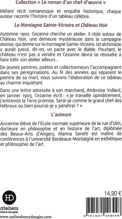 Quatrième de couverture de « Un atelier à soi selon Cezanne »