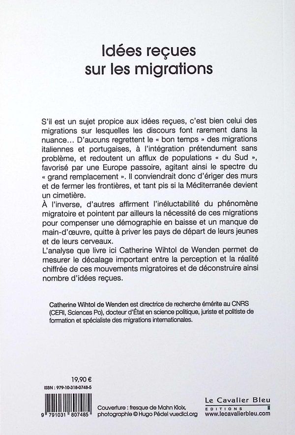 Quatrième de couverture de « Idées reçues sur les migrations »