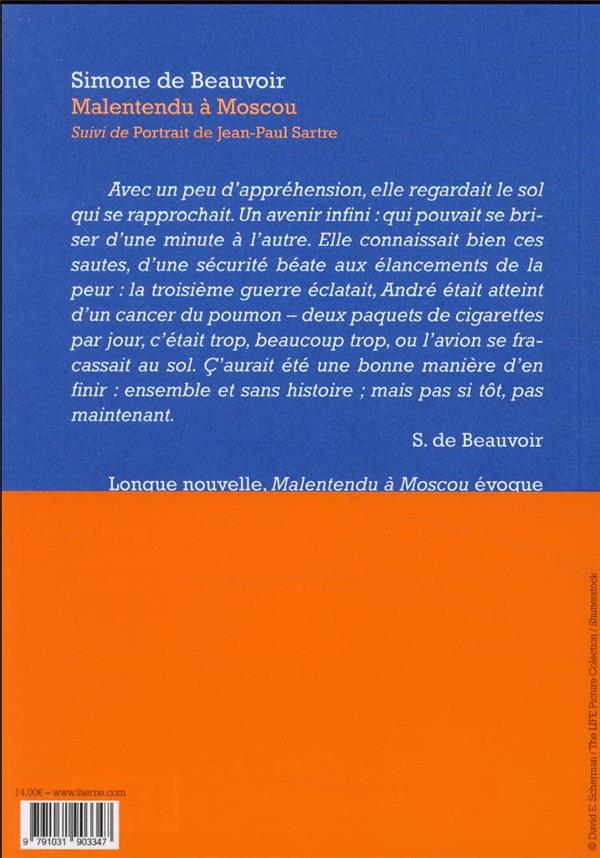 Quatrième de couverture de « Malentendu à Moscou »