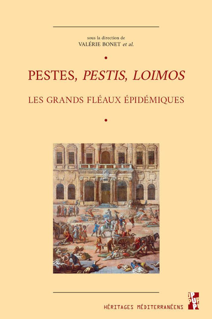 Couverture du livre « Pestes, pestis, loimos : les grands fléaux épidémiques » de Valérie Bonet, librairie Les Contes Infusés à Corte