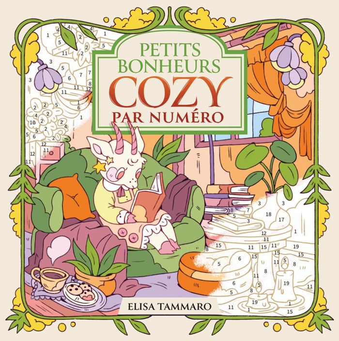 Couverture du livre « PETITS BONHEURS COSY PAR NUMERO 2 », librairie Les Contes Infusés à Corte