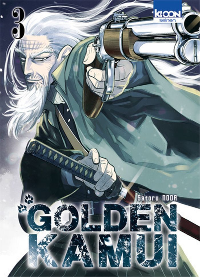 Couverture du livre « GOLDEN KAMUI T03 - VOL03 » de Satoru Noda, librairie Les Contes Infusés à Corte