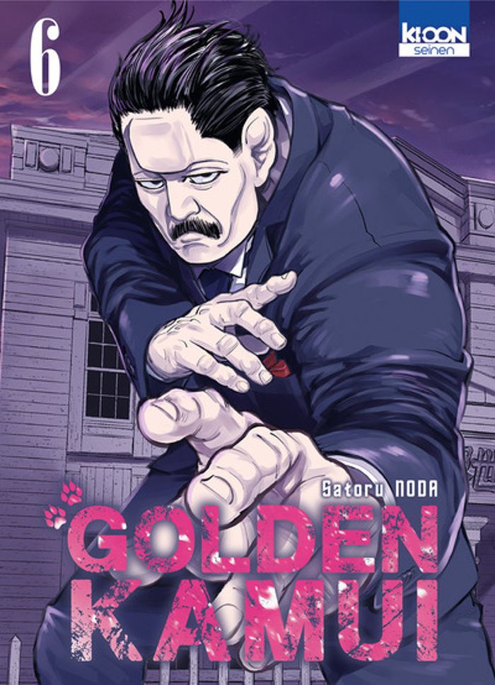 Couverture du livre « Golden kamui » de Satoru Noda, librairie Les Contes Infusés à Corte